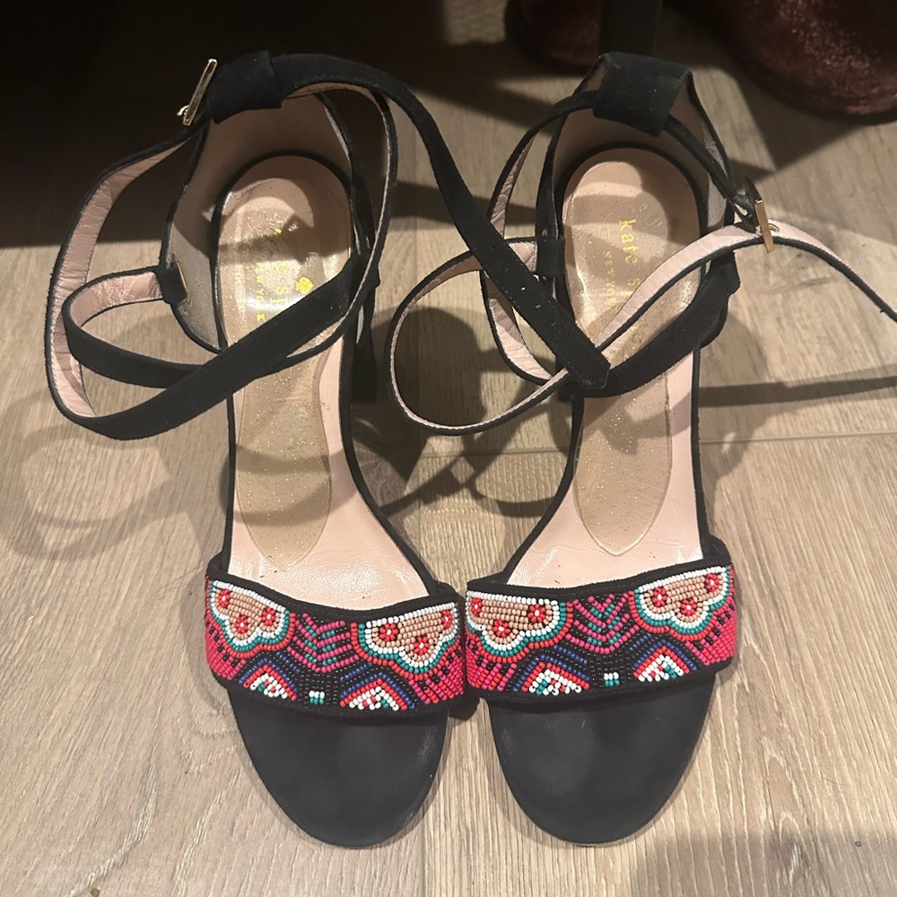 Kate Spade Beaded Women's Block Heel Sandals